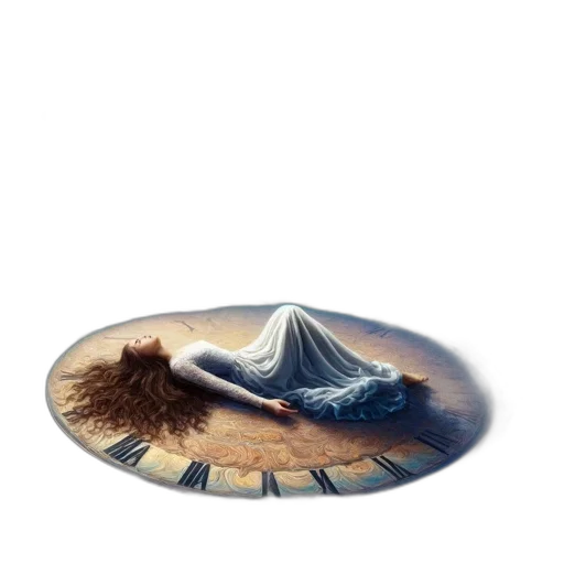 hair, creature, dress, shoes transparent PNG cut-out