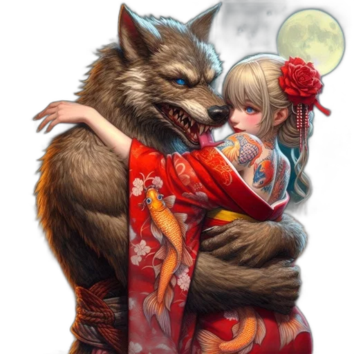 creature, dragon, mask, dress transparent PNG cut-out