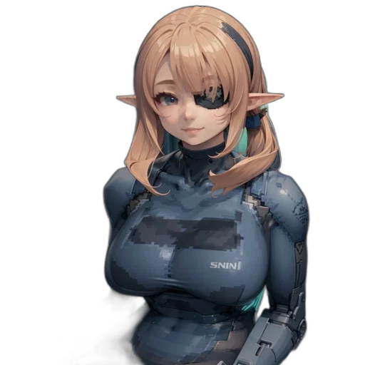 robot, face, dress, dragon transparent PNG cut-out