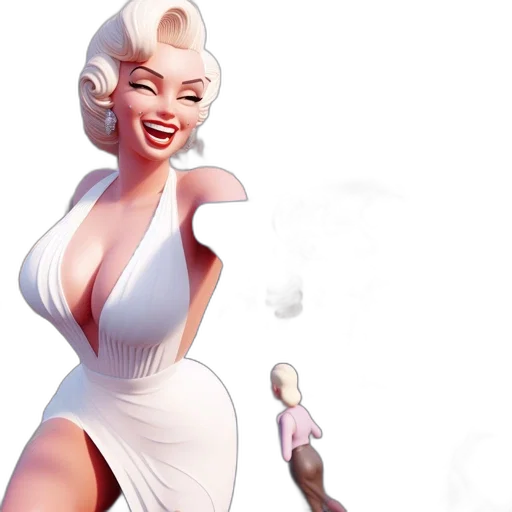 dress, concept art, 3d render, fantasy art transparent PNG cut-out