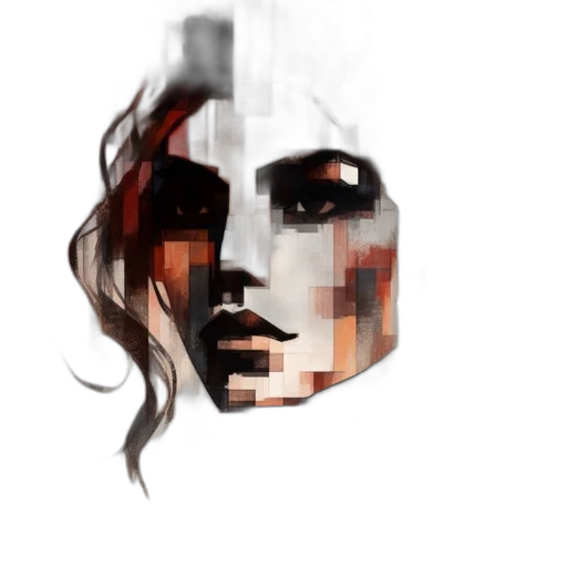 mask, face, robot, creature transparent PNG cut-out