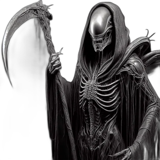 creature, mask, staff, concept art transparent PNG cut-out