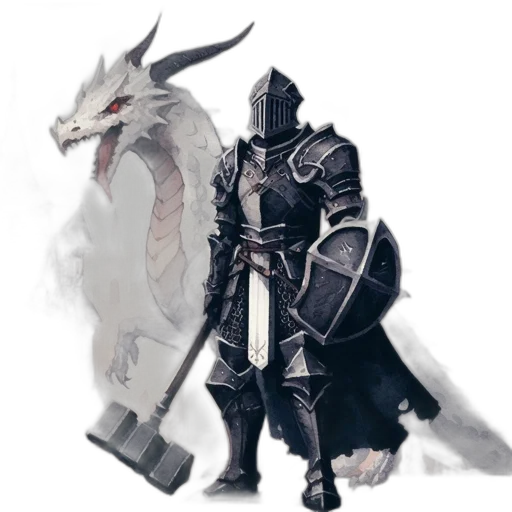 dragon, sword, weapon, staff transparent PNG cut-out
