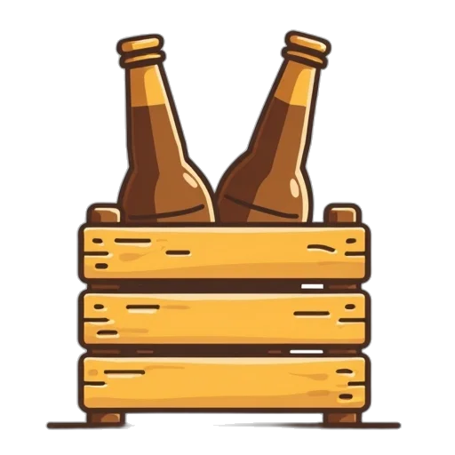 bottle, furniture, crown, food transparent PNG cut-out