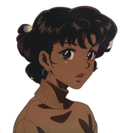 face, dress, staff, hair transparent PNG cut-out