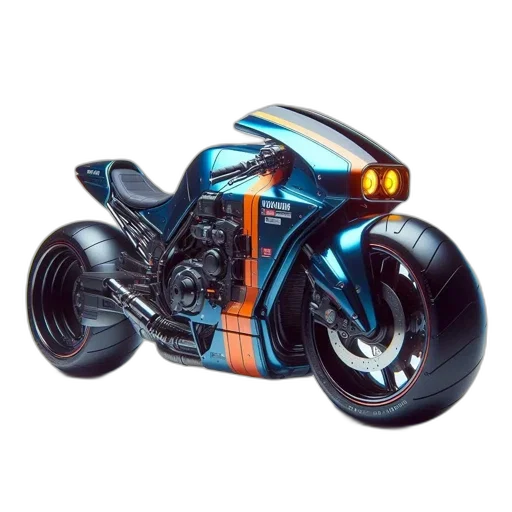 car, robot, concept art, 3d render transparent PNG cut-out