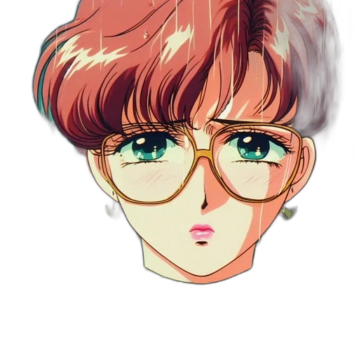 face, mask, hair, anime transparent PNG cut-out