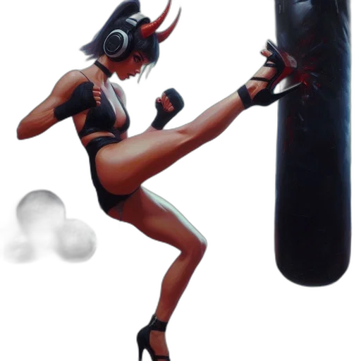 weapon, shoes, concept art, photorealistic transparent PNG cut-out