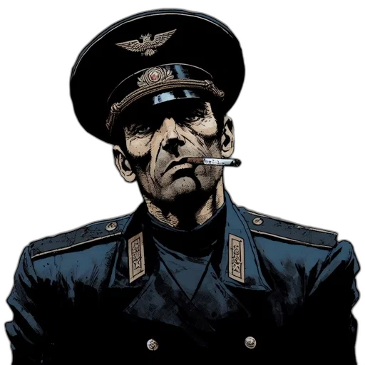 staff, face, comic book art, concept art transparent PNG cut-out