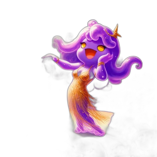 dress, staff, dragon, concept art transparent PNG cut-out