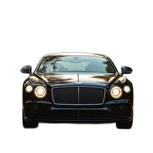car, 3d render, photorealistic, black transparent PNG cut-out