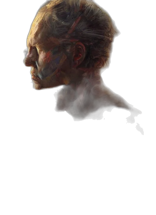 face, mask, hair, crown transparent PNG cut-out