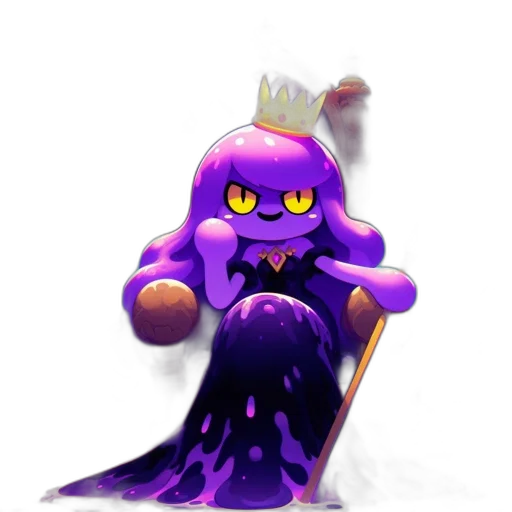 crown, staff, creature, weapon transparent PNG cut-out