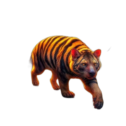 animal, creature, staff, 3d render transparent PNG cut-out