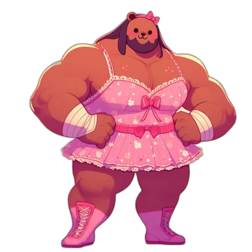 dress, creature, animal, robot transparent PNG cut-out