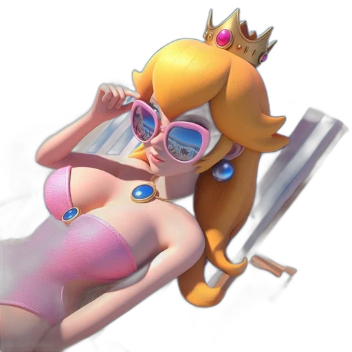 crown, 3d render, concept art, vaporwave transparent PNG cut-out