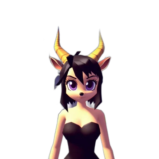 dress, staff, mask, creature transparent PNG cut-out