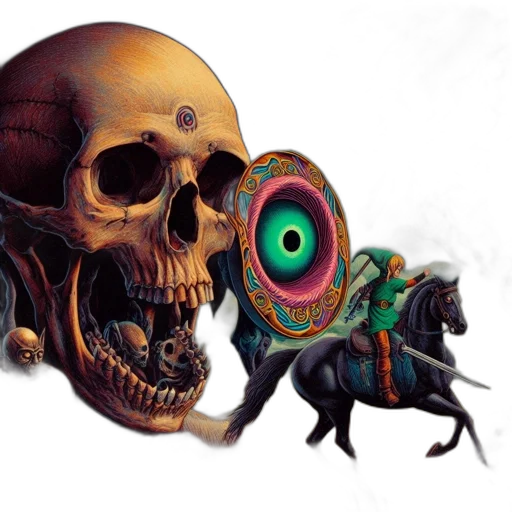 mask, creature, robot, weapon transparent PNG cut-out