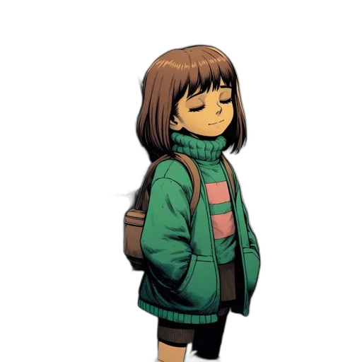 jacket, creature, face, robot transparent PNG cut-out