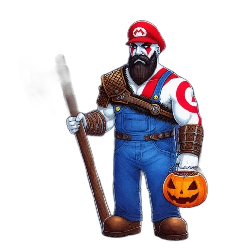 staff, creature, concept art, pixel art transparent PNG cut-out