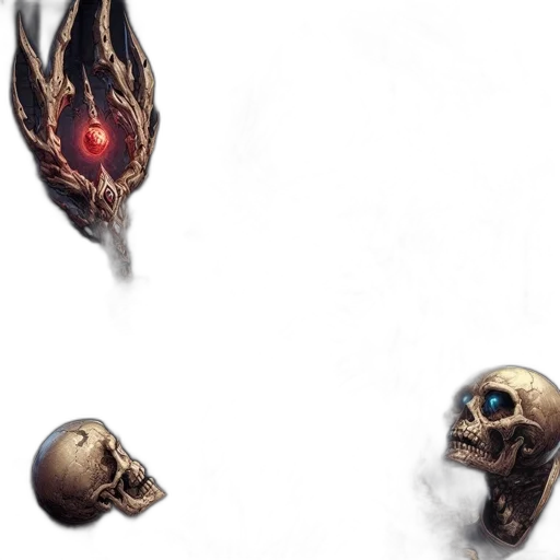 mask, jewelry, crown, weapon transparent PNG cut-out