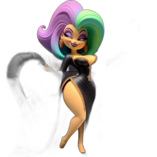 dress, staff, concept art, 3d render transparent PNG cut-out