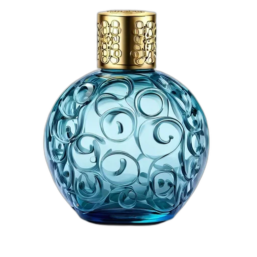 bottle, jewelry, crown, blue transparent PNG cut-out