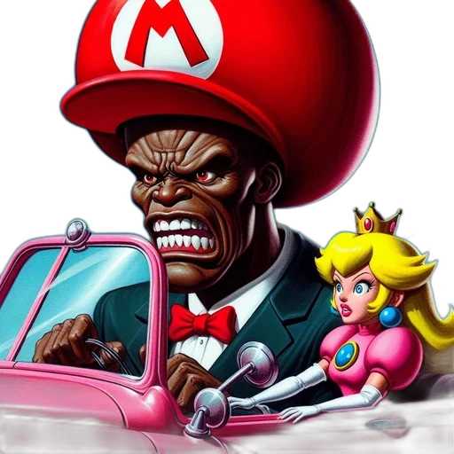 car, face, concept art, comic book art transparent PNG cut-out