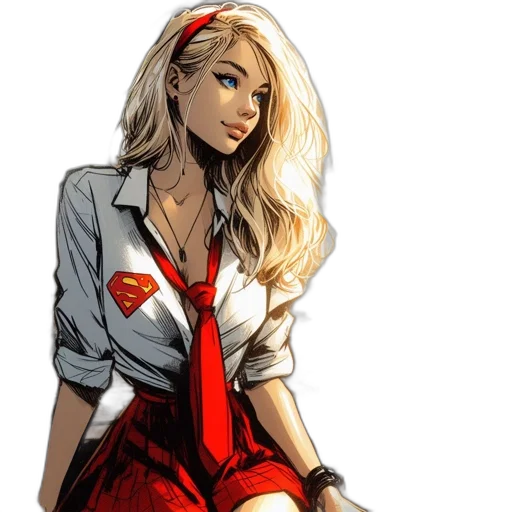 dress, comic book art, concept art, cartoon transparent PNG cut-out