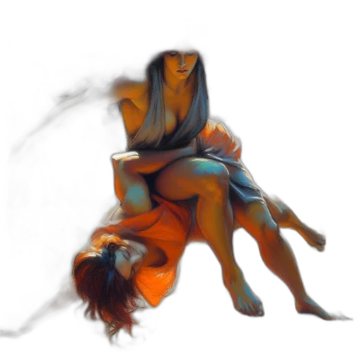 concept art, fantasy art, photorealistic, pixel art transparent PNG cut-out