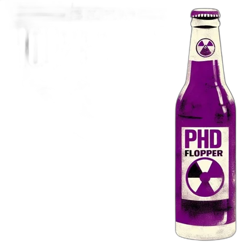 bottle, weapon, vintage-style, poster transparent PNG cut-out
