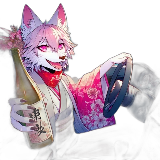 bottle, vaporwave, concept art, watercolor transparent PNG cut-out