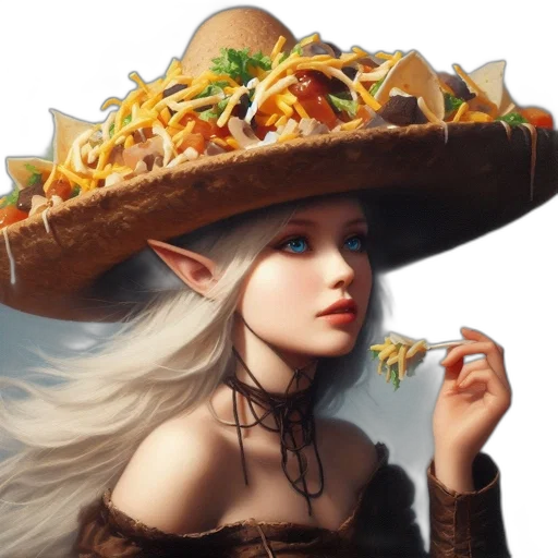 hat, food, crown, dress transparent PNG cut-out