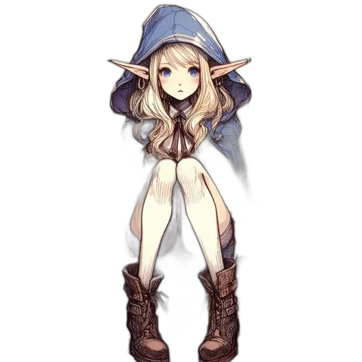 hat, staff, dress, weapon transparent PNG cut-out