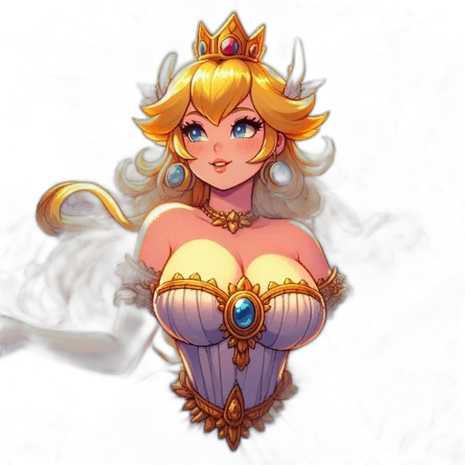 crown, jewelry, dress, staff transparent PNG cut-out