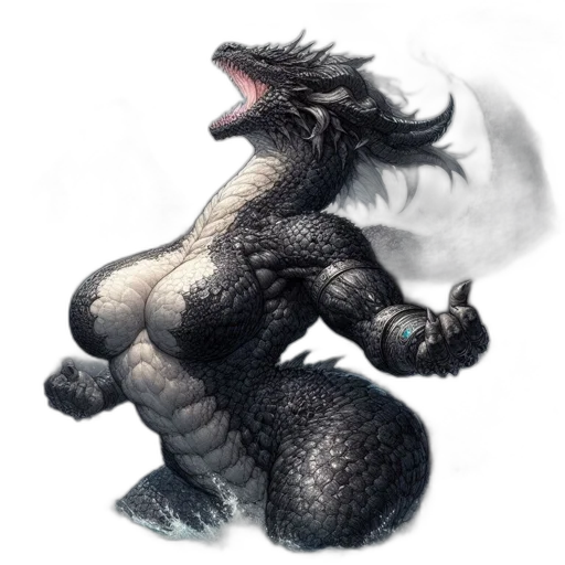 dragon, creature, animal, concept art transparent PNG cut-out