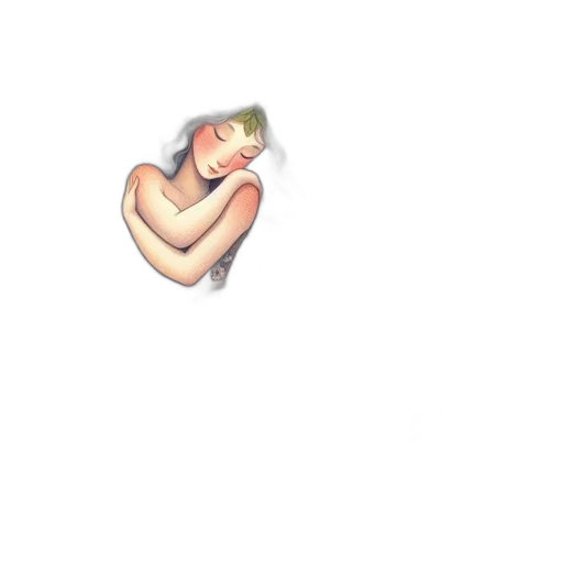 jewelry, face, creature, hair transparent PNG cut-out