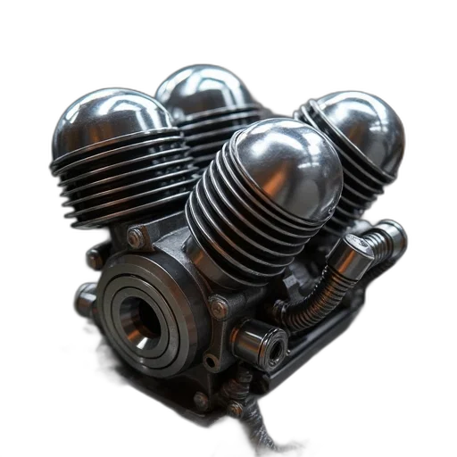 car, robot, weapon, 3d render transparent PNG cut-out