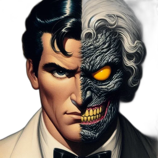 mask, face, comic book art, concept art transparent PNG cut-out