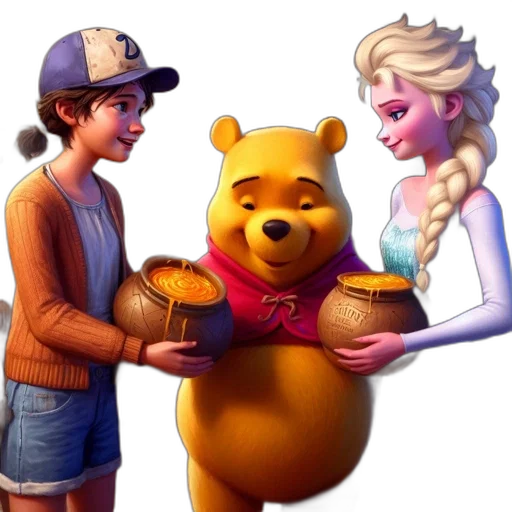 concept art, fantasy art, 3d render, cartoon transparent PNG cut-out