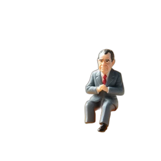 staff, robot, 3d render, pixel art transparent PNG cut-out