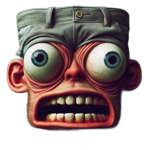 mask, face, creature, staff transparent PNG cut-out