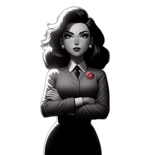 staff, dress, comic book art, cartoon transparent PNG cut-out