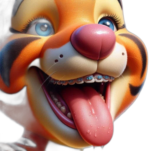animal, 3d render, photorealistic, concept art transparent PNG cut-out