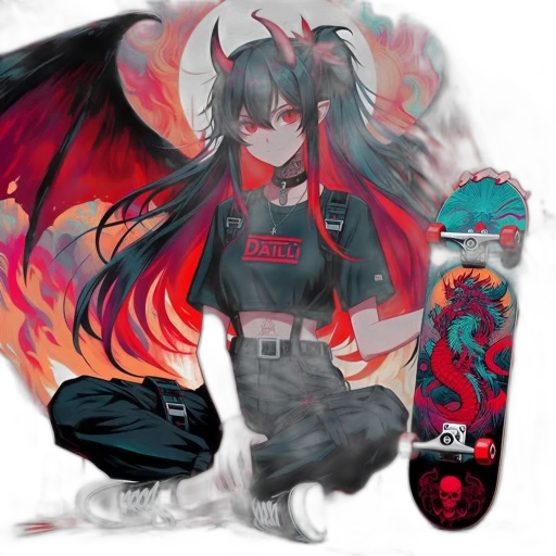 dragon, anime, concept art, fantasy art transparent PNG cut-out