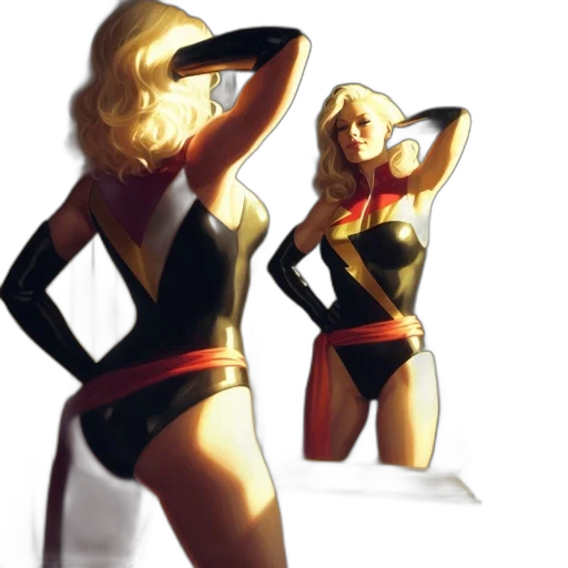 dress, concept art, comic book art, 3d render transparent PNG cut-out