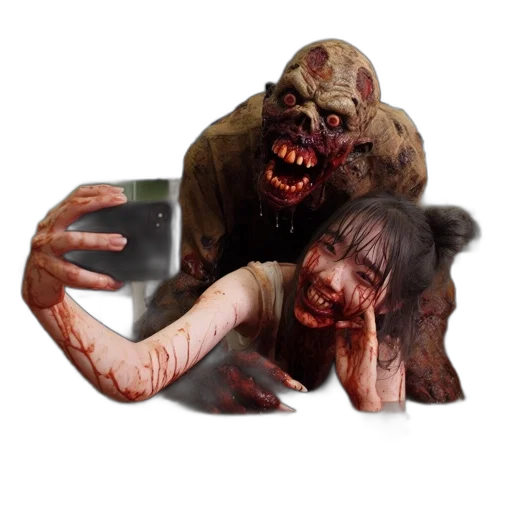 creature, mask, concept art, 3d render transparent PNG cut-out