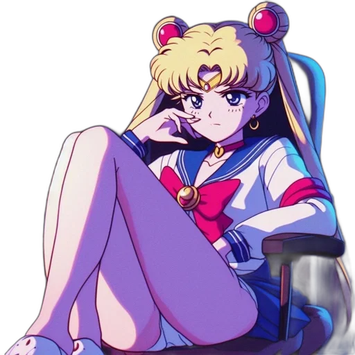 furniture, robot, vaporwave, anime transparent PNG cut-out