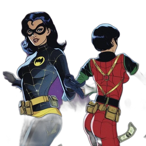 comic book art, concept art, cartoon, watercolor transparent PNG cut-out