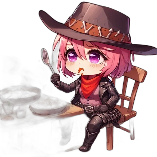 weapon, staff, hat, fantasy art transparent PNG cut-out